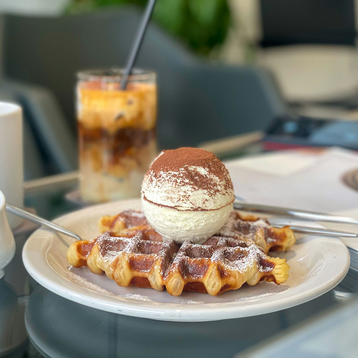Croffle Waffle catering offering