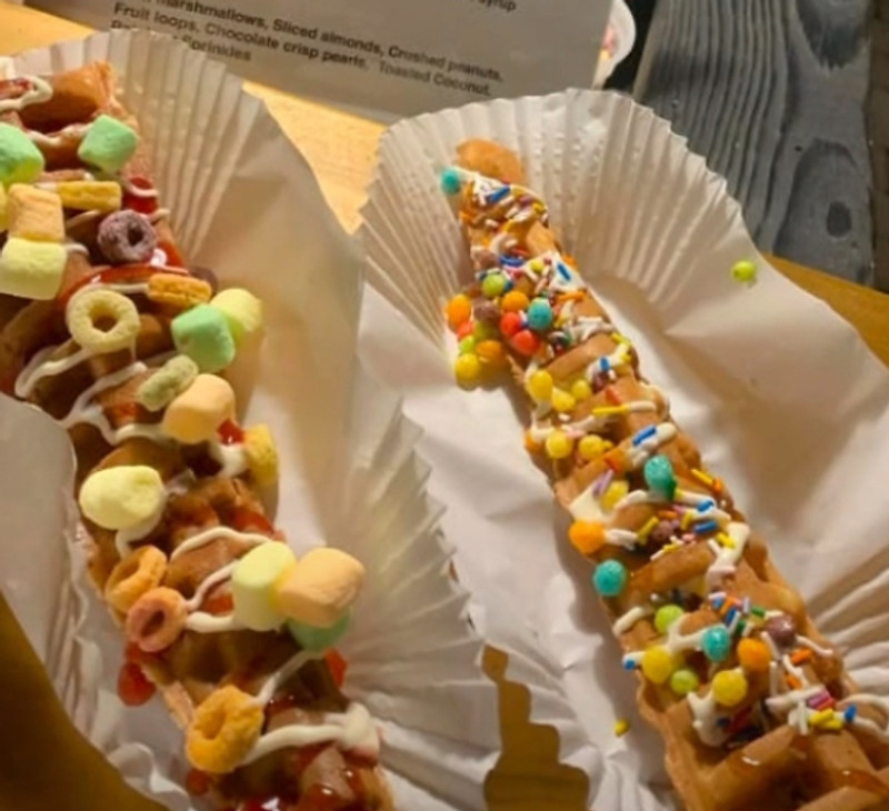 Lolliwaffles catering offering